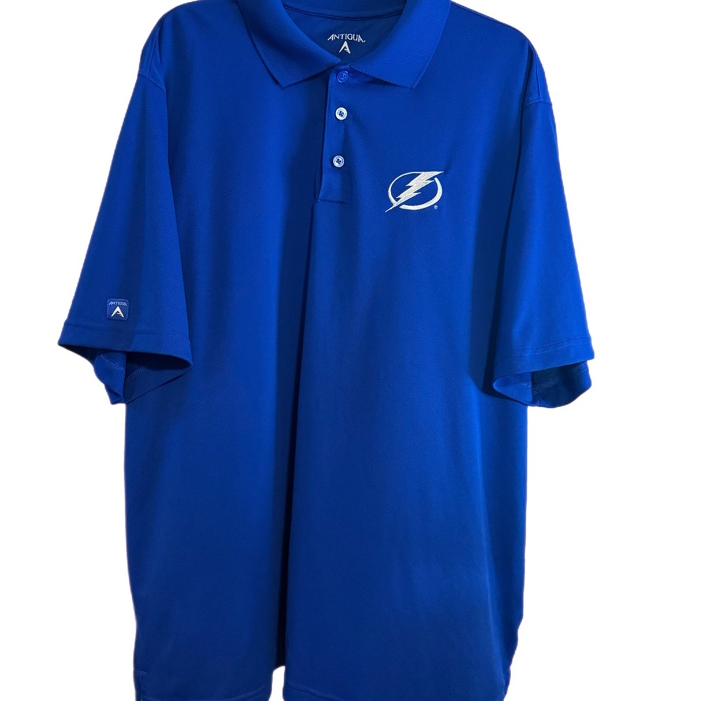 Antigua Tampa Bay Lightning polo Excellent Condition,Ships next day Size XL